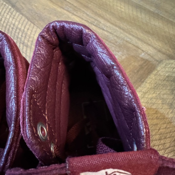 Vans Maroon High-Top Sneakers - Picture 10 of 11